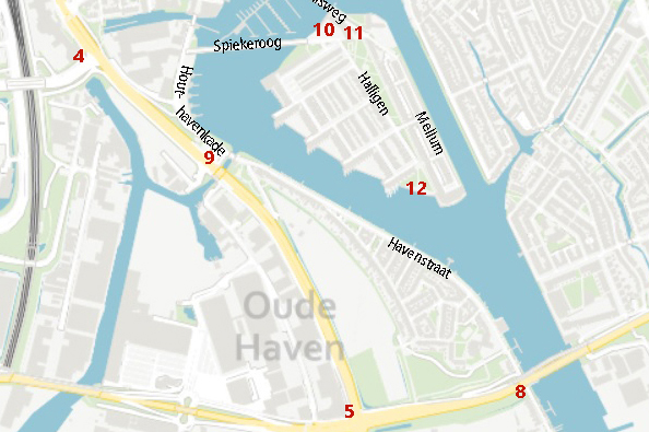 Stukje fietsroute.
